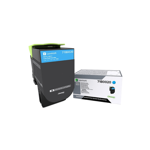 Lexmark 71B0020 Cyan Toner Cartridge (Original)