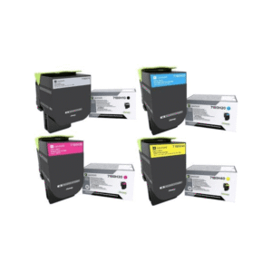 Lexmark 71B0H Original High Capacity Black & Colour Toner Cartridge 4 Pack