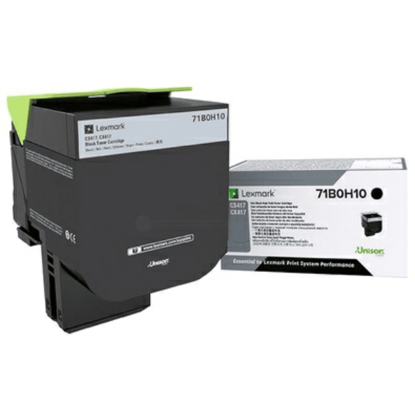 Lexmark 71B0H10 Black High Capacity Toner Cartridge (Original)