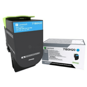 Lexmark 71B0H20 Cyan High Capacity Toner Cartridge (Original)