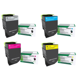 Original Black & Colour Lexmark 71B20 Return Program Toner Cartridge Multipack (71B20K0/C0/M0/Y0)