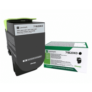 Lexmark 71B20K0 Black Return Programme Toner Cartridge (Original)