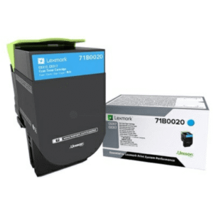 Lexmark 73B0020 Cyan Toner Cartridge (Original)