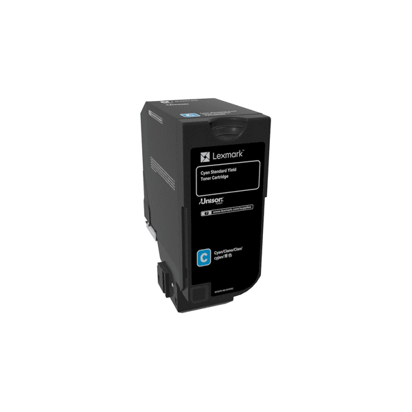 Lexmark 74C0S20 Cyan Toner Cartridge (Original)