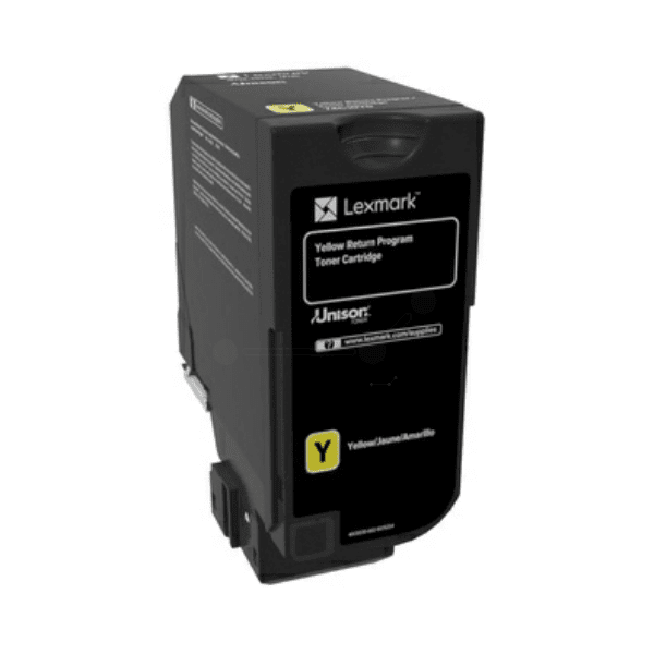 Lexmark 74C0S40 Yellow Toner Cartridge (Original)