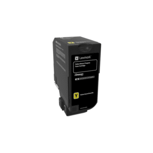 Lexmark 74C20Y0 Yellow Low Capacity Return Programme Toner Cartridge (Original)
