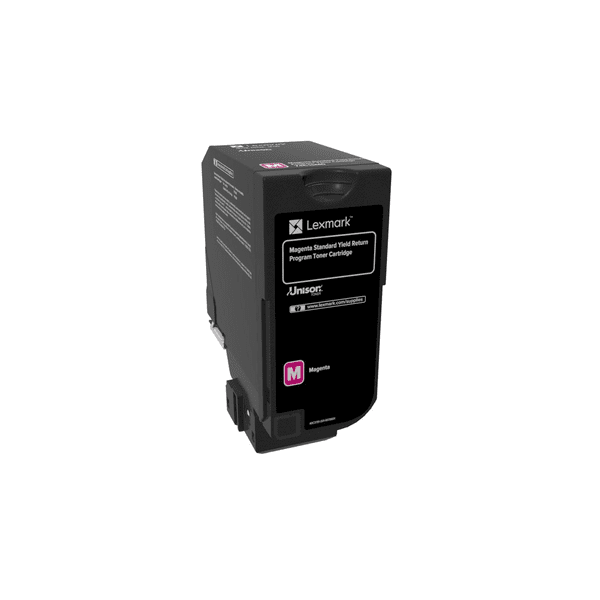 Lexmark 74C2SM0 Magenta Return Programme Toner Cartridge (Original)