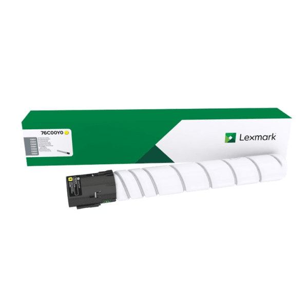 Lexmark 76C00Y0 Yellow Toner Cartridge (Original)
