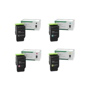 Lexmark 78C0U Black & Colour Ultra High Capacity Toner Cartridge 4 Pack (Original)