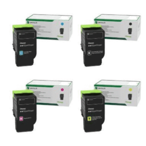 Lexmark 78C20 Black & Colour Return Program Toner Cartridge 4 Pack (Original)