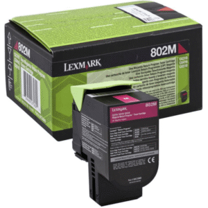 Lexmark 802M Magenta Toner Return Program Cartridge (Original)