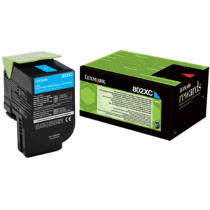 Lexmark 802XC Cyan Toner Extra High Capacity Return Program Cartridge (Original)