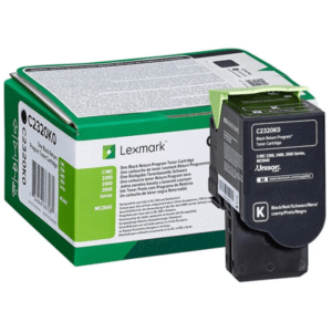 Lexmark C2320K0 Black Toner Return Program Cartridge (Original)