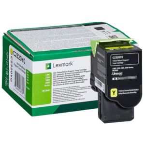 Lexmark C2320Y0 Yellow Toner Return Program Cartridge (Original)