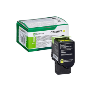 Lexmark C232HY0 Yellow Toner High Capacity Return Program Cartridge (Original)