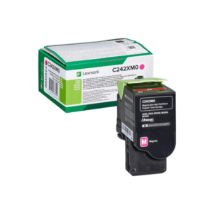 Lexmark C242XM0 Magenta Toner Extra High Capacity Return Program Cartridge (Original)