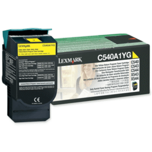 Lexmark C540A1YG Yellow Toner Cartridge (Original)