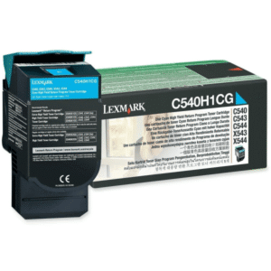 Lexmark C540H1CG Cyan High Capacity Toner Cartridge (Original)
