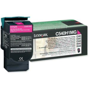 Lexmark C540H1MG Magenta High Capacity Toner Cartridge (Original)