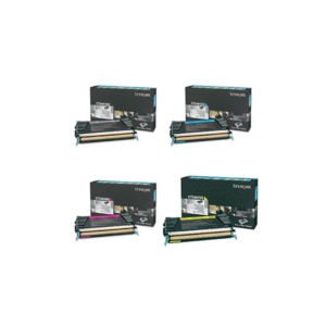Lexmark C734A1KG/CG/MG/YG Original Black & Colour Toner Cartridge Multipack