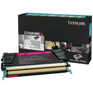 Lexmark C734A1MG Magenta Toner Cartridge (Original)