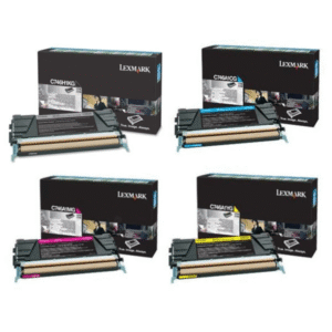 Lexmark C746 Original Black & Colour Return Program Toner 4 Pack