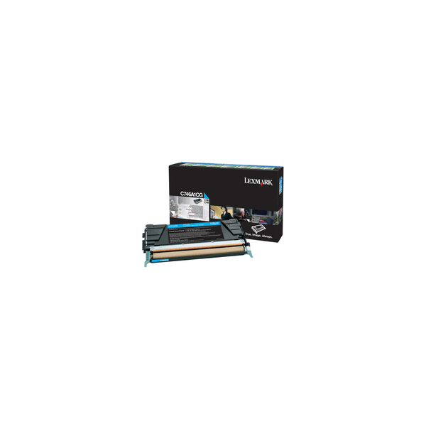 Lexmark C746A1CG Cyan Toner Cartridge (Original)