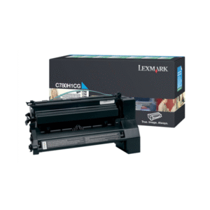 Lexmark C780H1CG Cyan High Capacity Toner Cartridge (Original)