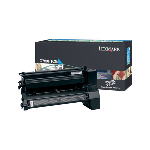 Lexmark C780H1CG Cyan High Capacity Toner Cartridge (Original)