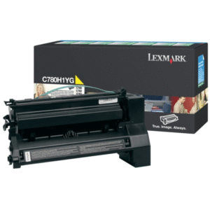 Lexmark C780H1YG Yellow High Capacity Toner Cartridge (Original)