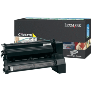 Lexmark C782X1YG Yellow High Capacity Toner Cartridge (Original)