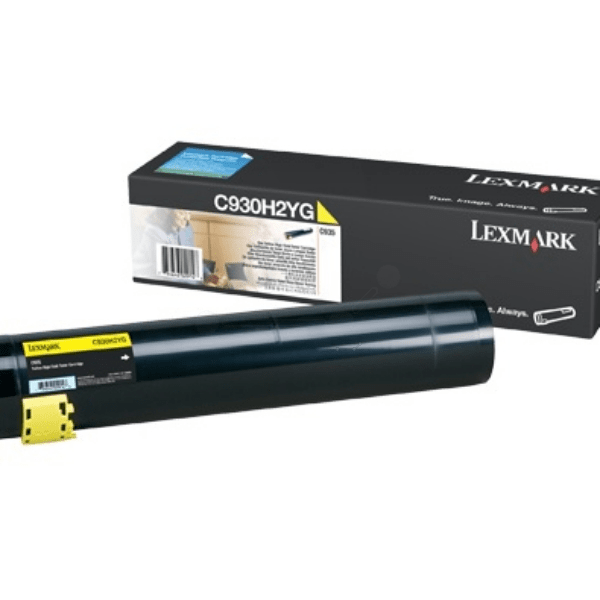 Lexmark C930H2YG Yellow High Capacity Toner Cartridge (Original)