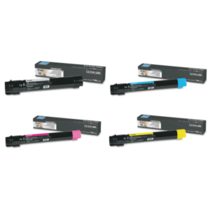 Lexmark C950X2 Original Extra High Capacity (BK/C/M/Y) Toner Cartridge Multipack