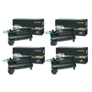 Lexmark X792X1KG/CG/MG/YG Original (BK/C/M/Y) High Yield Toner Cartridge Multipack