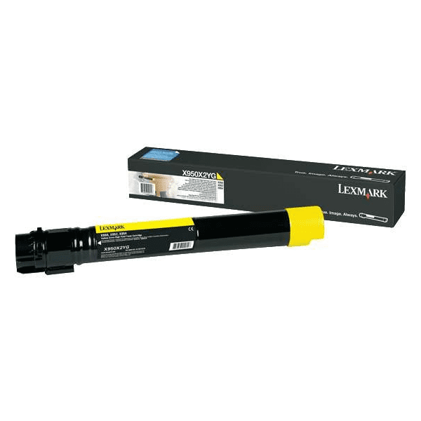 Lexmark X950X2YG Yellow Extra High Capacity Toner Cartridge (Original)
