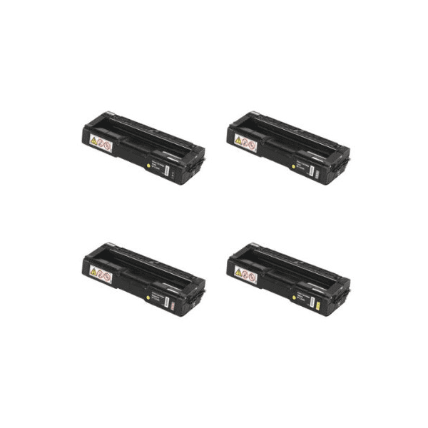 Ricoh 40609 Original Black & Colour Toner Cartridge 4 Pack