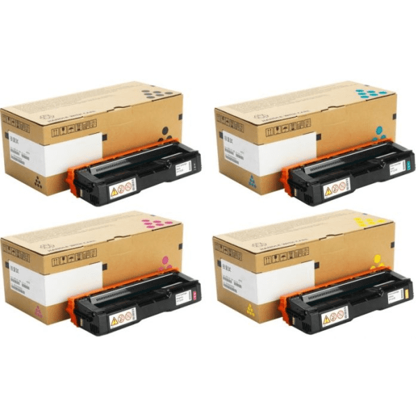 Ricoh 40771 Original Black & Colour Toner Cartridge 4 Pack