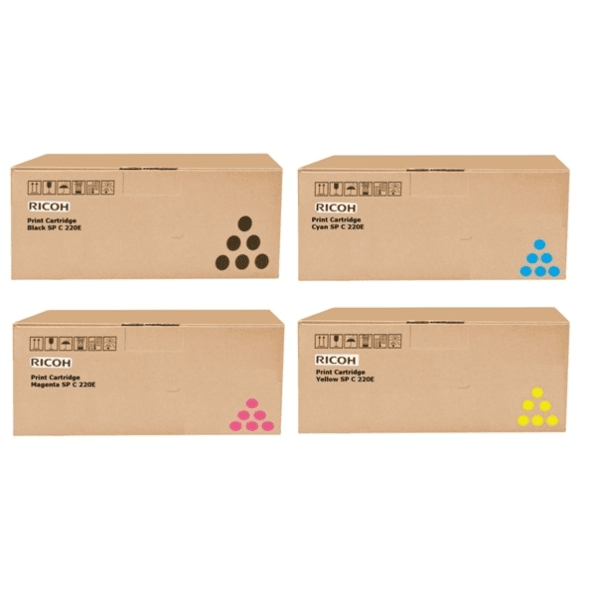 Ricoh 84207 Original Black & Colour Toner Cartridge 4 Pack