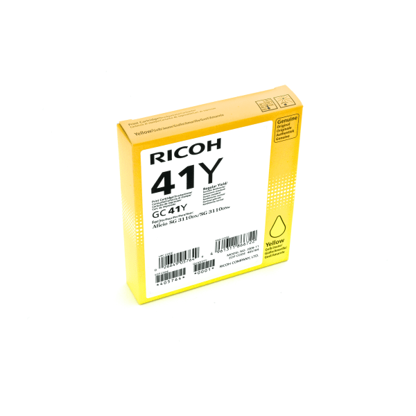 Ricoh GC41Y Yellow Ink Cartridge (Original)