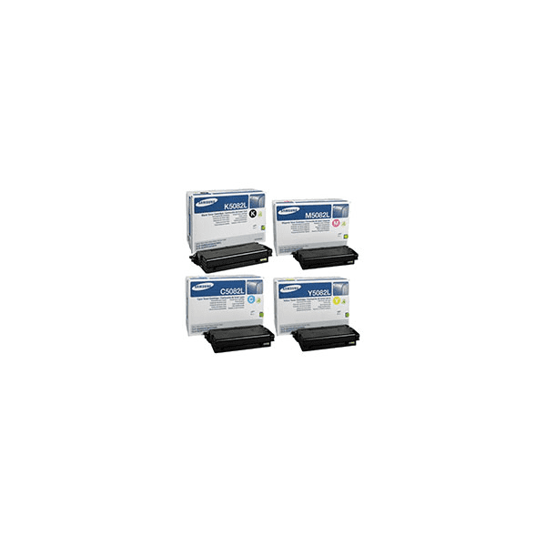 Samsung CLT-5082L Black & Colour High Capacity Toner Cartridge Multipack (Original)