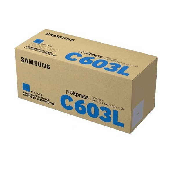 Samsung CLT-C603L (SU080A) Cyan High Capacity Toner Cartridge (Original)