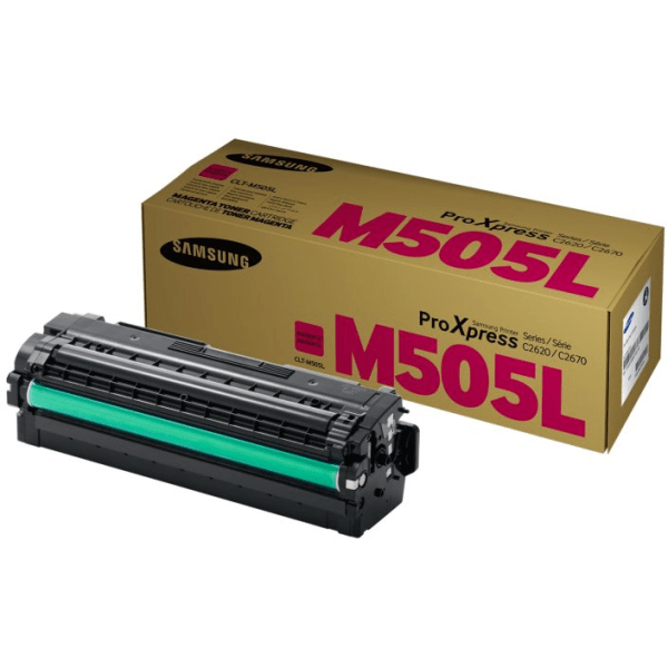 Samsung CLT-M505L (SU302A) Magenta High Capacity Toner Cartridge (Original)