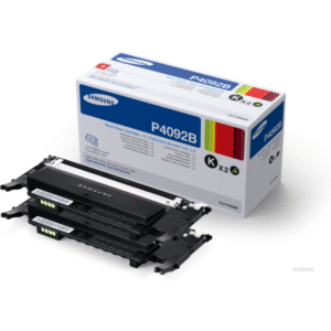 Samsung CLT-P4092B (SU391A) Original Black Toner Cartridge Twin Pack (Original)