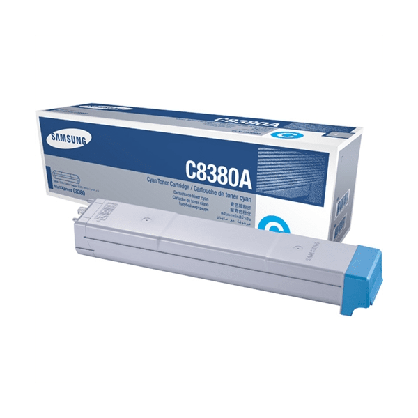 Samsung CLX-C8380A (SU575A) Cyan Toner Cartridge (Original)
