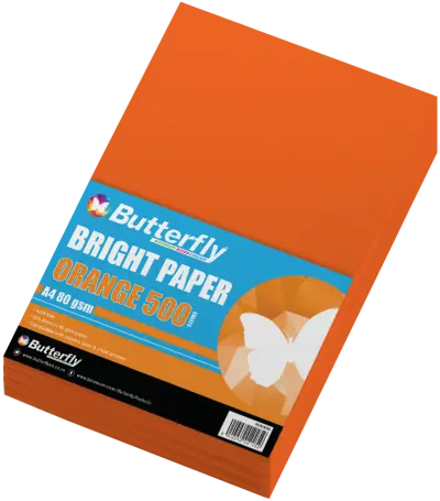 Bond Paper, A4, 80gsm, Bold Tints - Orange