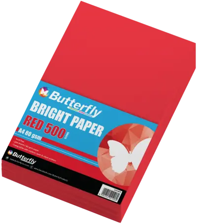 Bond Paper, A4, 80gsm, Bold Tints - Red