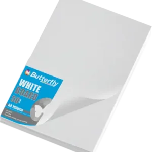 Butterfly Board White 160gsm A4 Pack of 50