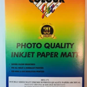Colourjet Inkjet Matt Photo Paper A4 170gsm/180gsm HF-171/100A4/HH-180/100A4 (Pack 100)