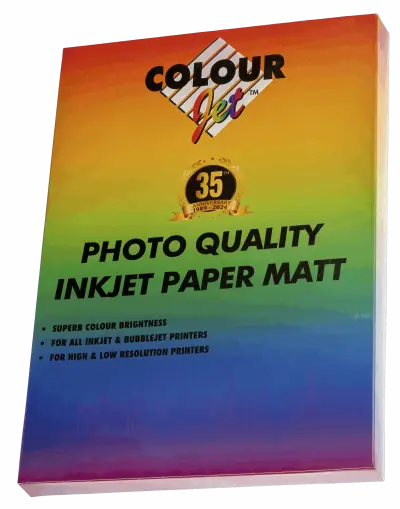COLOURJET Speciality Paper Matt Photo Hf-231 A4 Hf-231 A4 230 50 Sheets Inkjet Printers Pack 50
