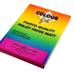 COLOURJET Speciality Paper Premium Matt Photo Hf-121 A4 Hf-121 A4 120 100 Sheets Inkjet Printers Box 100